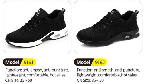 Safety shoes , Anti-smashing , Anti-stab, wear resistant and Anti-skid, waterproof and oil-proof AQ9191-AQ9192