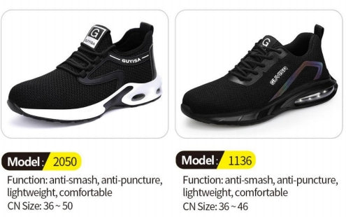 Safety shoes , Anti-smashing , Anti-stab, wear resistant and Anti-skid, waterproof and oil-proof AQ2050-AQ1136