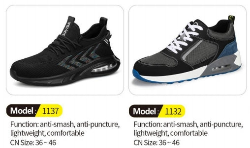 Safety shoes , Anti-smashing , Anti-stab, wear resistant and Anti-skid, waterproof and oil-proof AQ-1137-AQ1132