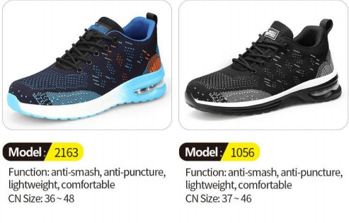 Safety shoes , Anti-smashing , Anti-stab, wear resistant and Anti-skid, waterproof and oil-proof AQ2163-AQ1056