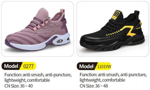 Safety shoes , Anti-smashing , Anti-stab, wear resistant and Anti-skid, waterproof and oil-proof AQ0277-AQ1101YW