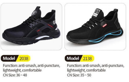Safety shoes , Anti-smashing , Anti-stab, wear resistant and Anti-skid, waterproof and oil-proof AQ2038-AQ2138