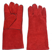 Double layer cowhide welding gloves