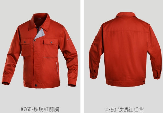 *503 bright red work clothes