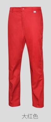 *503 bright red/blue/dark green work pants