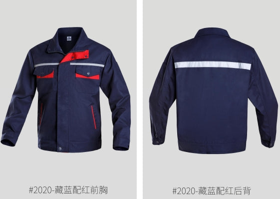 *2020 blue with red construction clothing