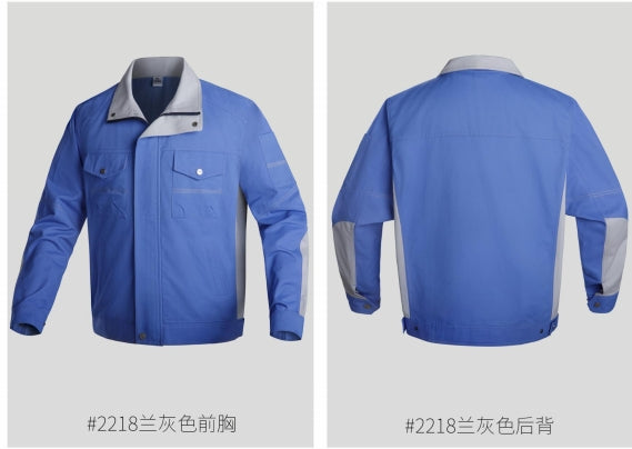 *2218 blue gray construction clothing