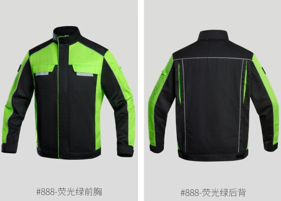 *888 Light green construction clothing