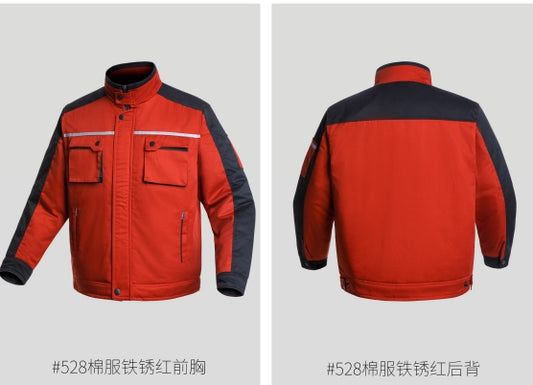 *528 Big red construction clothes