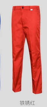 *528 Dark blue/silver gray/blue/big red construction pants