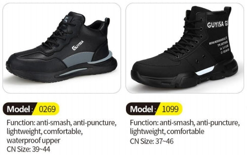 Safety shoes , Anti-smashing , Anti-stab, wear resistant and Anti-skid, waterproof and oil-proof AQ0269-AQ1099