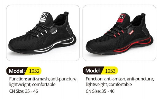 Safety shoes , Anti-smashing , Anti-stab, wear resistant and Anti-skid, waterproof and oil-proof  AQ1052-AQ1053