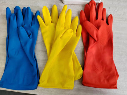 -AQ47 yellow -AQ47 blue -AQ47 red rubber gloves